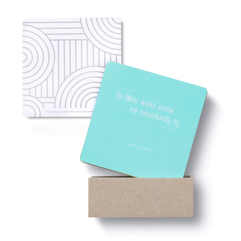 Compendium Weekly Reflections Card Set â€” 52 Inspiring Quotes, One Card for Each Week of the Year, Includes Desktop Display Stand - Image 4